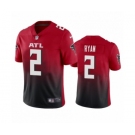 Atlanta Falcons #2 Matt Ryan Red 2020 2nd Alternate Vapor Limited Jersey