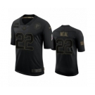 Atlanta Falcons #22 Keanu Neal Black 2020 Salute to Service Limited Jersey