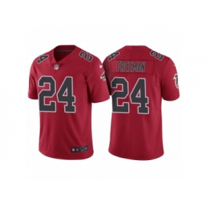 Men Atlanta Falcons #24 Devonta Freeman Red Color Rush Limited Jersey