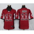 Men Nike Atlanta Falcons #11 Julio Jones Red Strobe Limited Jersey