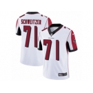 Men Nike Atlanta Falcons #71 Wes Schweitzer White Vapor Untouchable Limited Player NFL Jersey