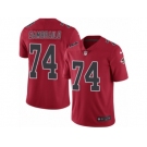 Men Nike Atlanta Falcons #74 Ty Sambrailo Limited Red Rush Vapor Untouchable NFL Jersey