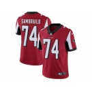 Men Nike Atlanta Falcons #74 Ty Sambrailo Red Team Color Vapor Untouchable Limited Player NFL Jersey