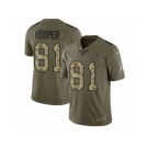 Men Nike Atlanta Falcons #81 Austin Hooper Limited Olive Camo 2017 Salute to Service NFL Jersey