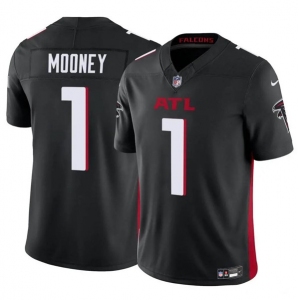 Men's Atlanta Falcons #1 Darnell Mooney Black 2024 F.U.S.E. Vapor Untouchable Limited Football Stitched Jersey