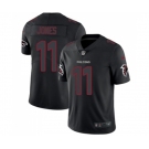 Men's Atlanta Falcons #11 Julio Jones Limited Black Rush Impact Football Jersey