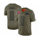 Men's Atlanta Falcons #11 Julio Jones Limited Camo 2019 Salute to Service Football Jersey