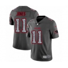 Men's Atlanta Falcons #11 Julio Jones Limited Gray Static Fashion Limited Football Jersey