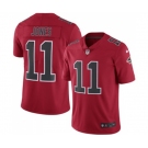 Men's Atlanta Falcons #11 Julio Jones Limited Red Rush Vapor Untouchable Football Jersey