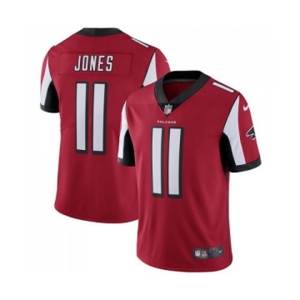 Men's Atlanta Falcons #11 Julio Jones Red Team Color Vapor Untouchable Limited Player Football Jersey