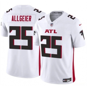 Men's Atlanta Falcons #25 Tyler Allgeier White 2024 F.U.S.E. Vapor Untouchable Limited Football Stitched Jersey