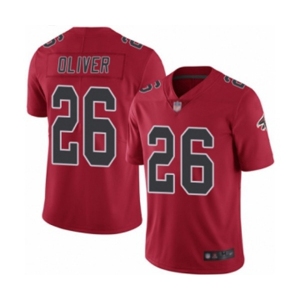 Men's Atlanta Falcons #26 Isaiah Oliver Limited Red Rush Vapor Untouchable Football Jersey