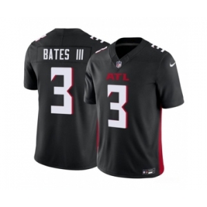 Men's Atlanta Falcons #3 Jessie Bates III Black 2023 F.U.S.E. Vapor Untouchable Limited Football Stitched Jersey