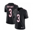 Men's Atlanta Falcons #3 Matt Bryant Black Alternate Vapor Untouchable Limited Player Football Jersey