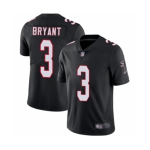 Men's Atlanta Falcons #3 Matt Bryant Black Alternate Vapor Untouchable Limited Player Football Jersey