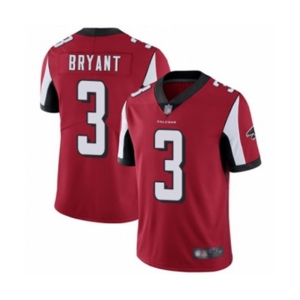 Men's Atlanta Falcons #3 Matt Bryant Red Team Color Vapor Untouchable Limited Player Football Jersey