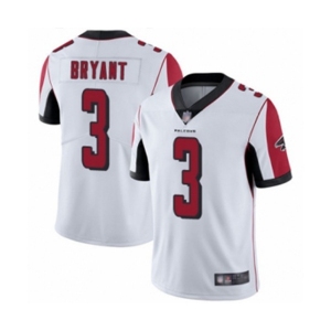 Men's Atlanta Falcons #3 Matt Bryant White Vapor Untouchable Limited Player Football Jersey