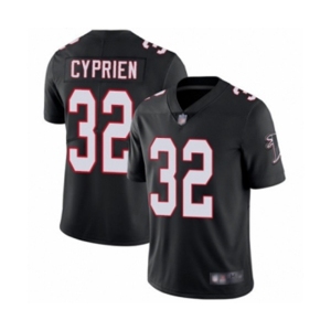 Men's Atlanta Falcons #32 Johnathan Cyprien Black Alternate Vapor Untouchable Limited Player Football Jersey