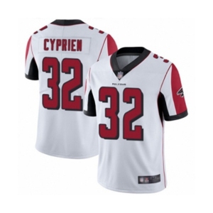 Men's Atlanta Falcons #32 Johnathan Cyprien White Vapor Untouchable Limited Player Football Jersey