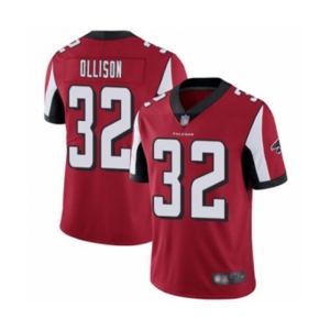 Men's Atlanta Falcons #32 Qadree Ollison Red Team Color Vapor Untouchable Limited Player Football Jersey