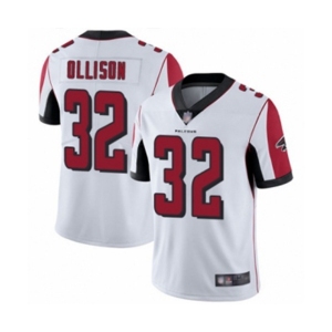 Men's Atlanta Falcons #32 Qadree Ollison White Vapor Untouchable Limited Player Football Jersey