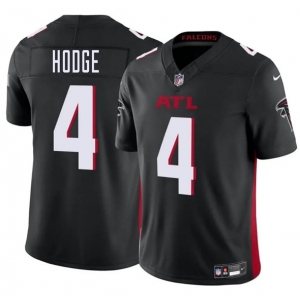 Men's Atlanta Falcons #4 KhaDarel Hodge Black 2025 F.U.S.E. Vapor Untouchable Limited Football Stitched Jersey