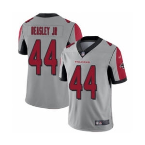 Men's Atlanta Falcons #44 Vic Beasley Limited Silver Inverted Legend Football Jersey