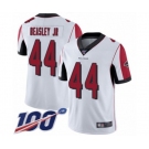 Men's Atlanta Falcons #44 Vic Beasley White Vapor Untouchable Limited Player 100th Season Football Jersey