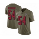 Men's Atlanta Falcons #54 Foye Oluokun Limited Olive 2017 Salute to Service Football Jersey