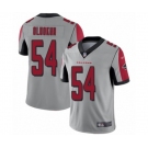 Men's Atlanta Falcons #54 Foye Oluokun Limited Silver Inverted Legend Football Jersey