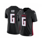 Men's Atlanta Falcons #6 Younghoe Koo Black 2023 F.U.S.E. Vapor Untouchable Limited Football Stitched Jersey