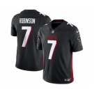 Men's Atlanta Falcons #7 Bijan Robinson Black 2023 F.U.S.E. Vapor Untouchable Limited Football Stitched Jersey