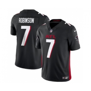 Men's Atlanta Falcons #7 Bijan Robinson Black 2023 F.U.S.E. Vapor Untouchable Limited Football Stitched Jersey