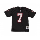 Men's Atlanta Falcons #7 Michael Vick Black 2002 Throwback Stitched Football Jersey