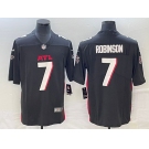 Men's Atlanta Falcons #7 Robinson Black Vapor Untouchable Limited Football Stitched Jersey