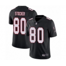 Men's Atlanta Falcons #80 Luke Stocker Black Alternate Vapor Untouchable Limited Player Football Jersey