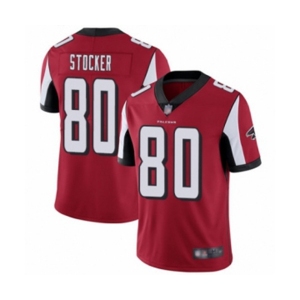 Men's Atlanta Falcons #80 Luke Stocker Red Team Color Vapor Untouchable Limited Player Football Jersey