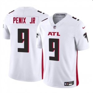 Men's Atlanta Falcons #9 Michael Penix Jr White 2024 Draft F.U.S.E. Vapor Untouchable Limited Football Stitched Jersey