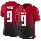 Men's Atlanta Falcons #9 Rondale Moore Red Black 2023 F.U.S.E Vapor Untouchable Limited Football Stitched Jersey