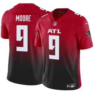 Men's Atlanta Falcons #9 Rondale Moore Red Black 2023 F.U.S.E Vapor Untouchable Limited Football Stitched Jersey