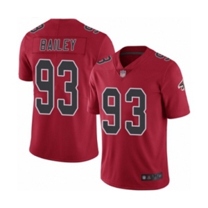 Men's Atlanta Falcons #93 Allen Bailey Limited Red Rush Vapor Untouchable Football Jersey