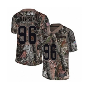 Men's Atlanta Falcons #96 Tyeler Davison Limited Camo Rush Realtree Football Jersey