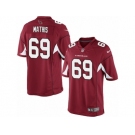 Men's Nike Arizona Cardinals #69 Evan Mathis Limited Red Team Color NFL Jersey