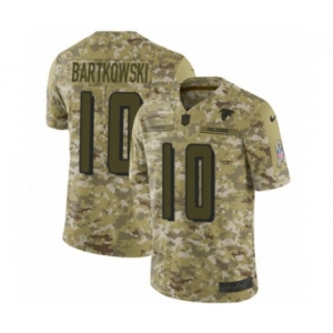 Men's Nike Atlanta Falcons #10 Steve Bartkowski Limited Camo 2018 Salute to Service NFL Jersey