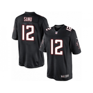 Men's Nike Atlanta Falcons #12 Mohamed Sanu Limited Black Alternate NFL Jersey