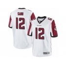 Men's Nike Atlanta Falcons #12 Mohamed Sanu Limited White NFL Jersey