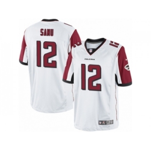 Men's Nike Atlanta Falcons #12 Mohamed Sanu Limited White NFL Jersey