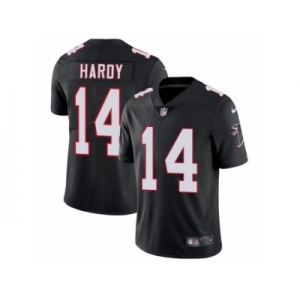 Men's Nike Atlanta Falcons #14 Justin Hardy Vapor Untouchable Limited Black Alternate NFL Jersey