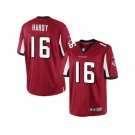 Men's Nike Atlanta Falcons #16 Justin Hardy Limited Red Team Color NFL Jersey