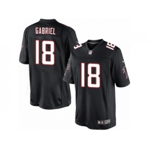 Men's Nike Atlanta Falcons #18 Taylor Gabriel Limited Black Alternate NFL Jersey